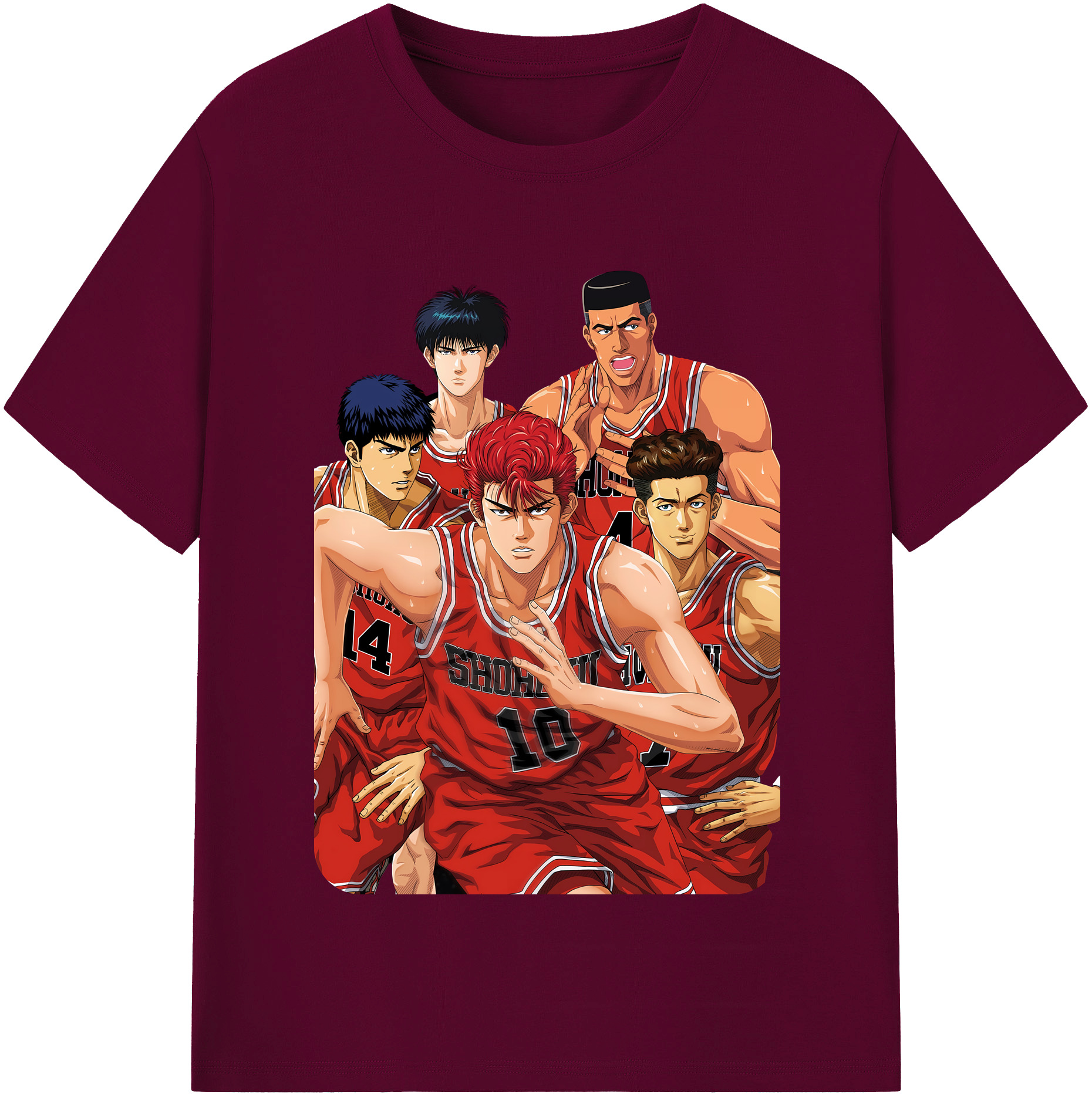 （画像用） SLAM DUNK／スラムダンク レディースカジュアルプリントTシャツ（綿100％）